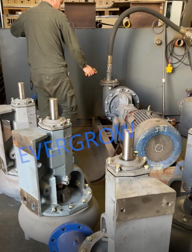 6x5x11 centrifugal pump Magnum I testing ex-factory test for centrifugal pump Magnum 6x5x11-11 evergrow