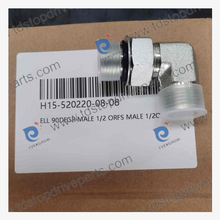 H15-520220-08-08 ELL 90°DEGR MALE 1/2ORFS MALE 1/2 ORB