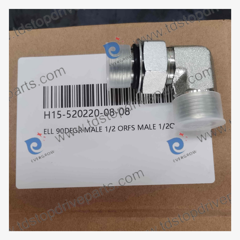 H15-520220-08-08 ELL 90°DEGR MALE 1/2ORFS MALE 1/2 ORB