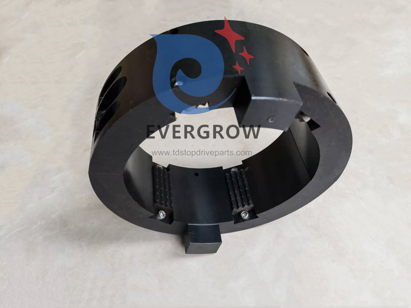 CANRIG TDS PARTS 593-44-0 TJC ASSY 7.63-8.38 MALE HALF TOP DRIVE SPARE PARTS DRILLING MAINTENANCE