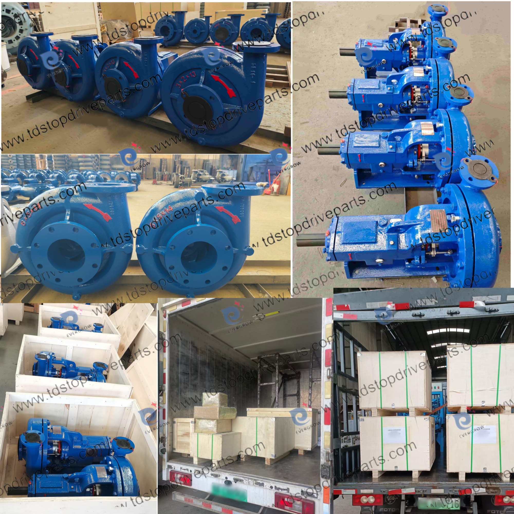 centrifugal pumps 5x6x14 3x2x13 delivery linhai evergrow