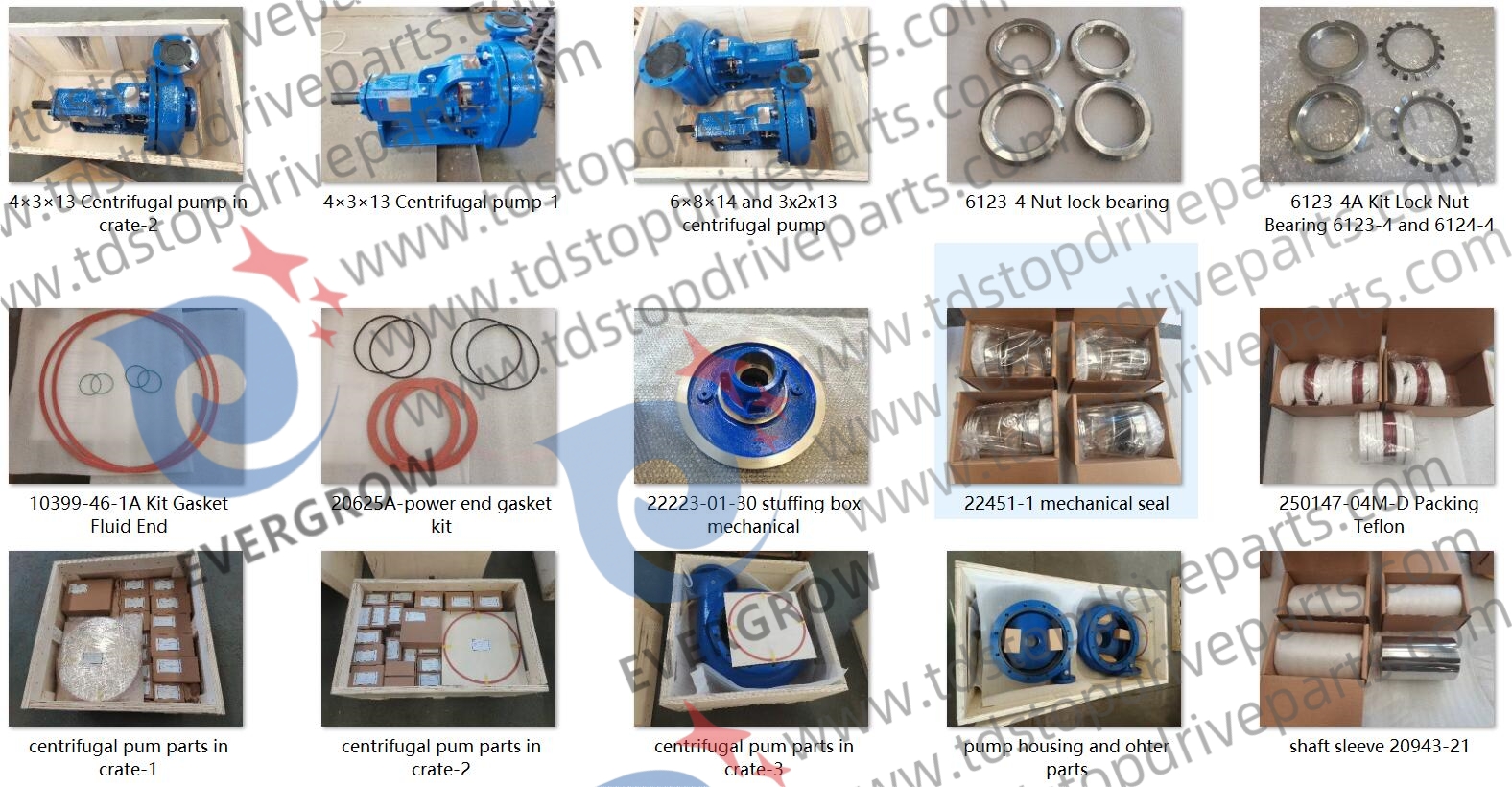 Centrifugal pump and parts recent delivery_evergrow